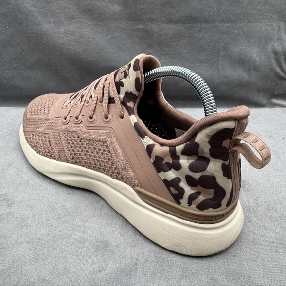 APL TechLoom Tracer Women’s 9 Beach Almond Leopard Lightweight Running Sneakers - Picture 6 of 14